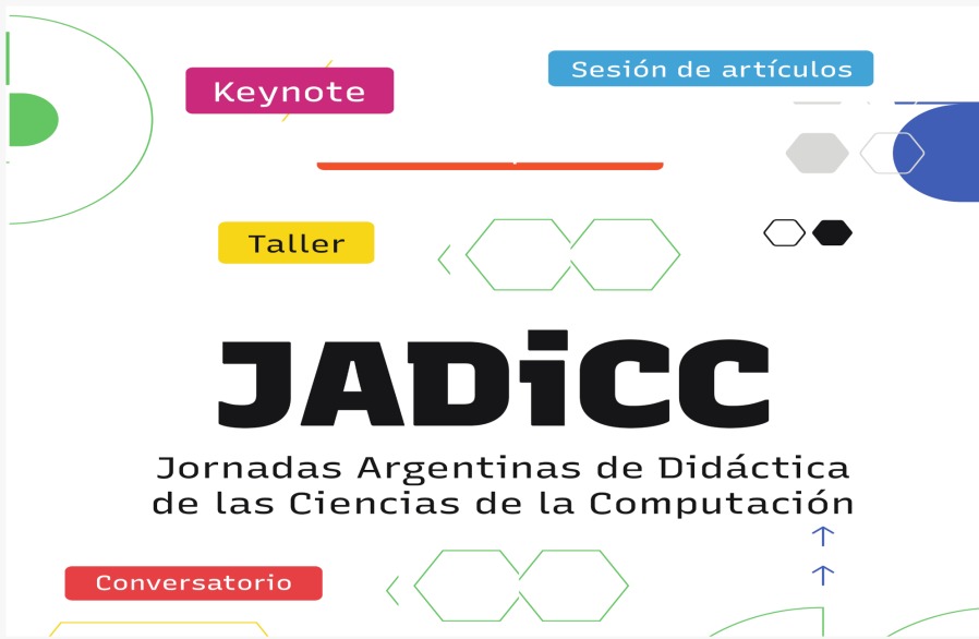 Sobre fondo blanco se encuentra distribuida la información sobre las JADICC 2024